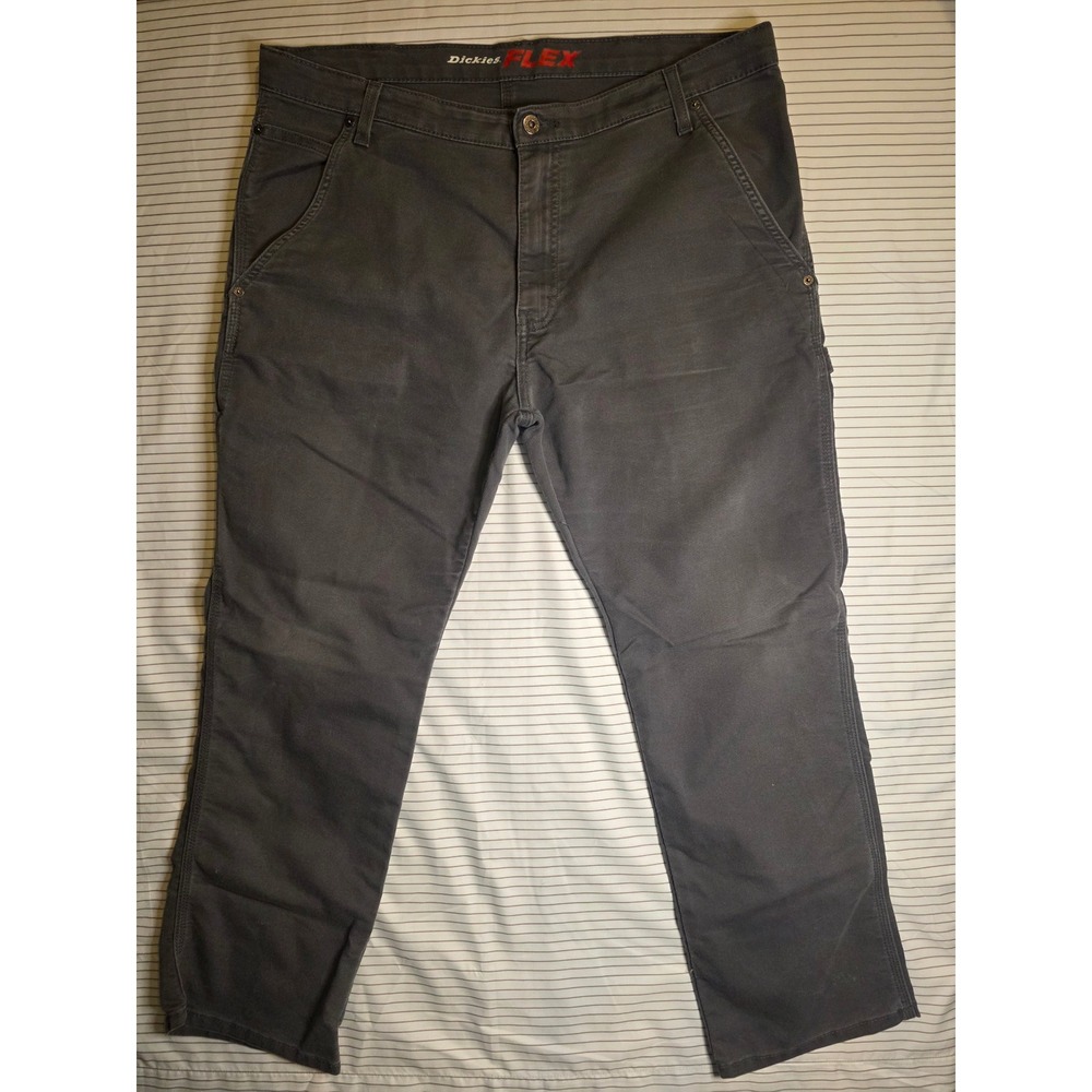 1287 Dickies Flex Regular Fit Carpenter Pants Gray 38x30 Utility Workwear